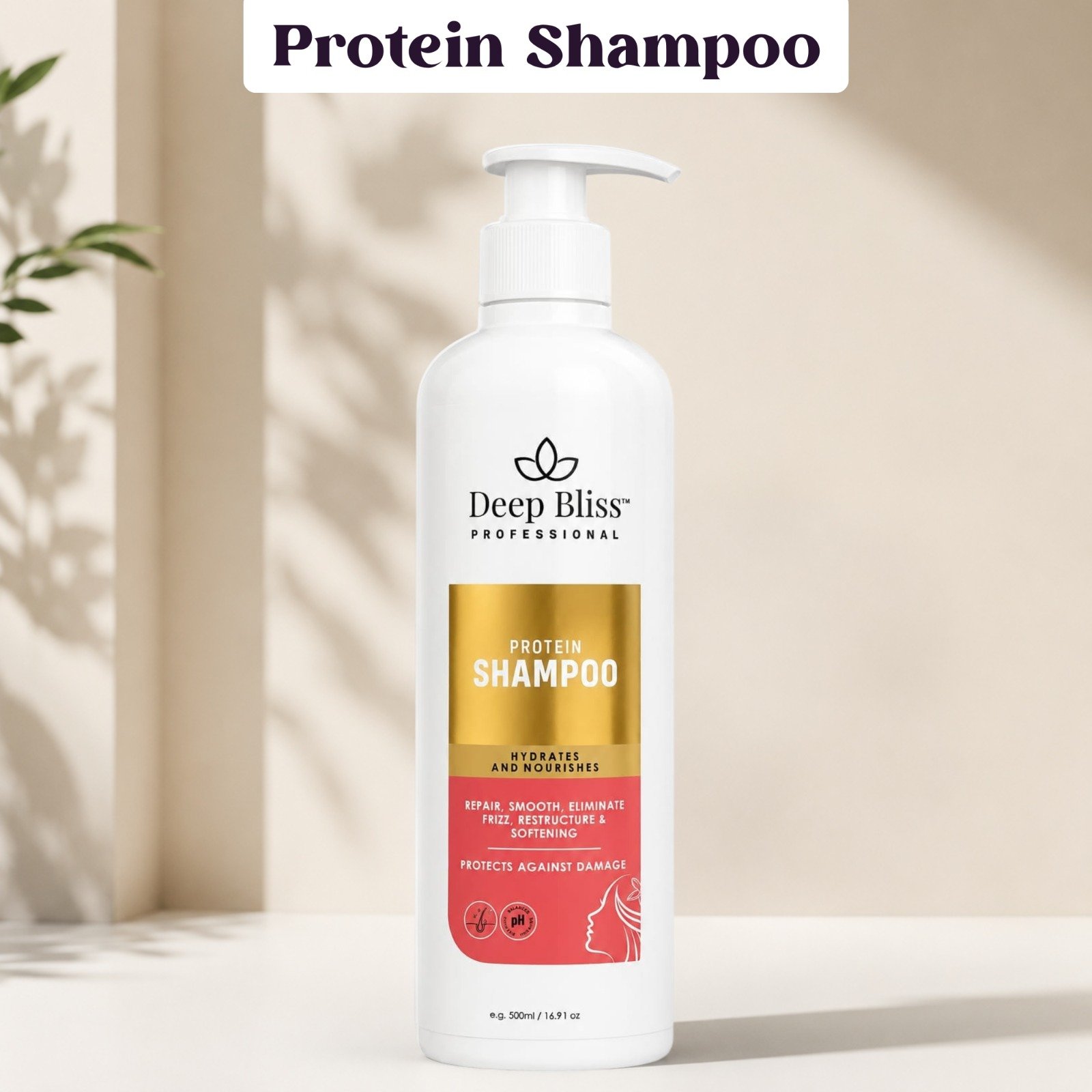 Deep Bliss Professional Protein Repair & Smooth Shampoo