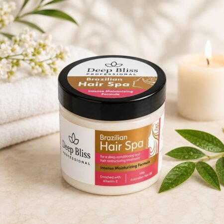 Deep Bliss Professional Brazilian Hair Spa (with Vitamin E & Australian Nut Oil) 100gm